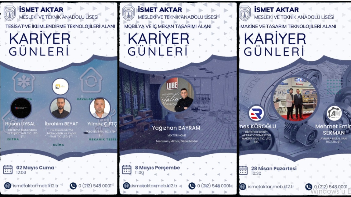 2024-2025 Eğitim Öğretim Yılı KARİYER GÜNÜ Etkinlikleri